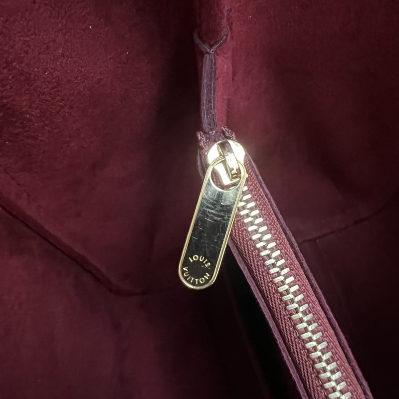 Louis Vuitton LV Kimono Tote Bag in Monogram Canvas, Red Leather and GHW