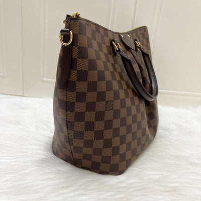 LV Siena GM Bag in Damier Ebene Canvas and GHW