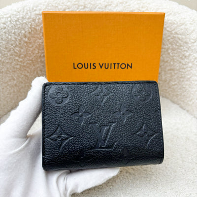 LV Clea Compact Wallet in in Black Monogram Empreinte Leather and GHW