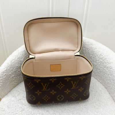 LV Nice Mini Toiletry Pouch in Monogram Canvas GHW