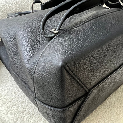 Louis Vuitton LV Lockme Backpack in Black Grained Calfskin and SHW