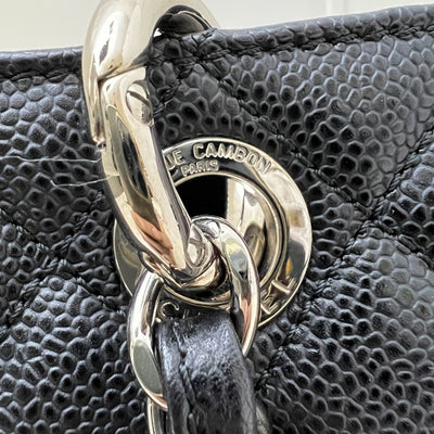 Chanel Grand Shopping Tote GST in Black Caviar and SHW