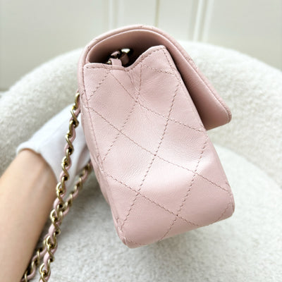 Chanel Mini Rectangle Flap in 23S Pink Lambskin and LGHW