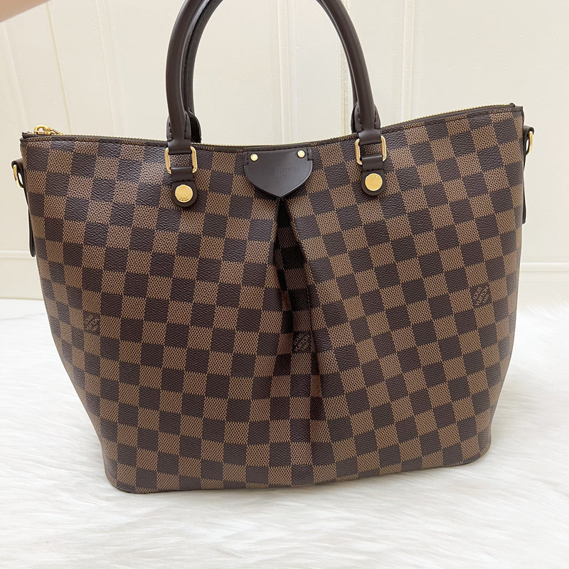 LV Siena GM Bag in Damier Ebene Canvas and GHW