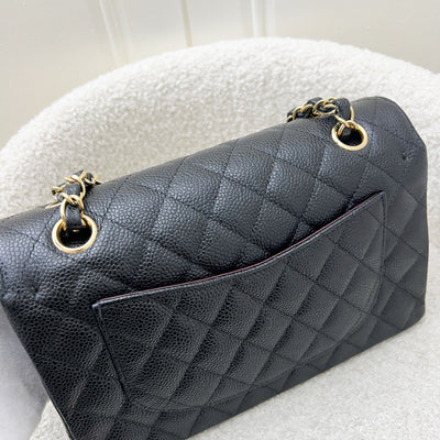 Chanel Small Classic Flap CF in Black Caviar and GHW