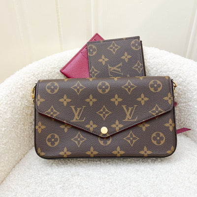 LV Felicie Pochette in Monogram Canvas and GHW