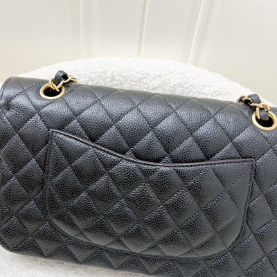 Chanel Medium Classic Flap CF in Black Caviar and GHW