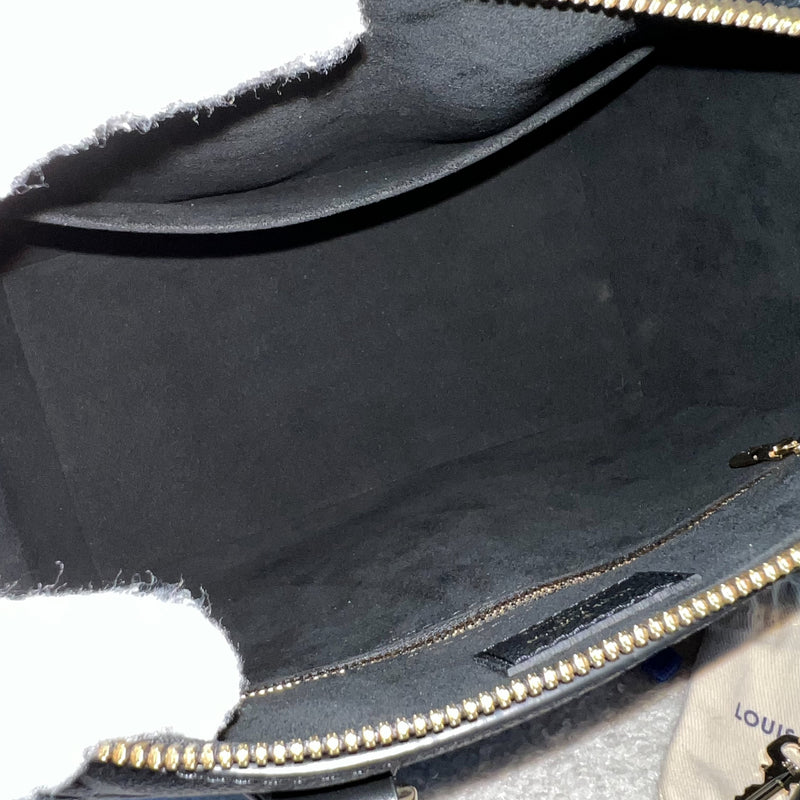 LV Speedy Bandouliere 25 in Black Giant Monogram Empreinte Leather and GHW