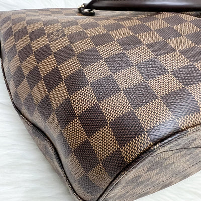 LV Siena GM Bag in Damier Ebene Canvas and GHW