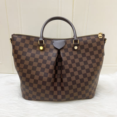 LV Siena GM Bag in Damier Ebene Canvas and GHW