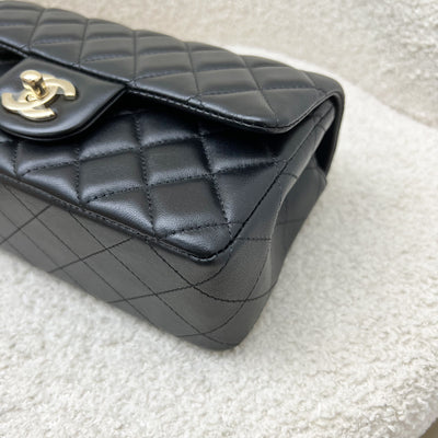 Chanel Mini Rectangle Flap in Black Lambskin and LGHW