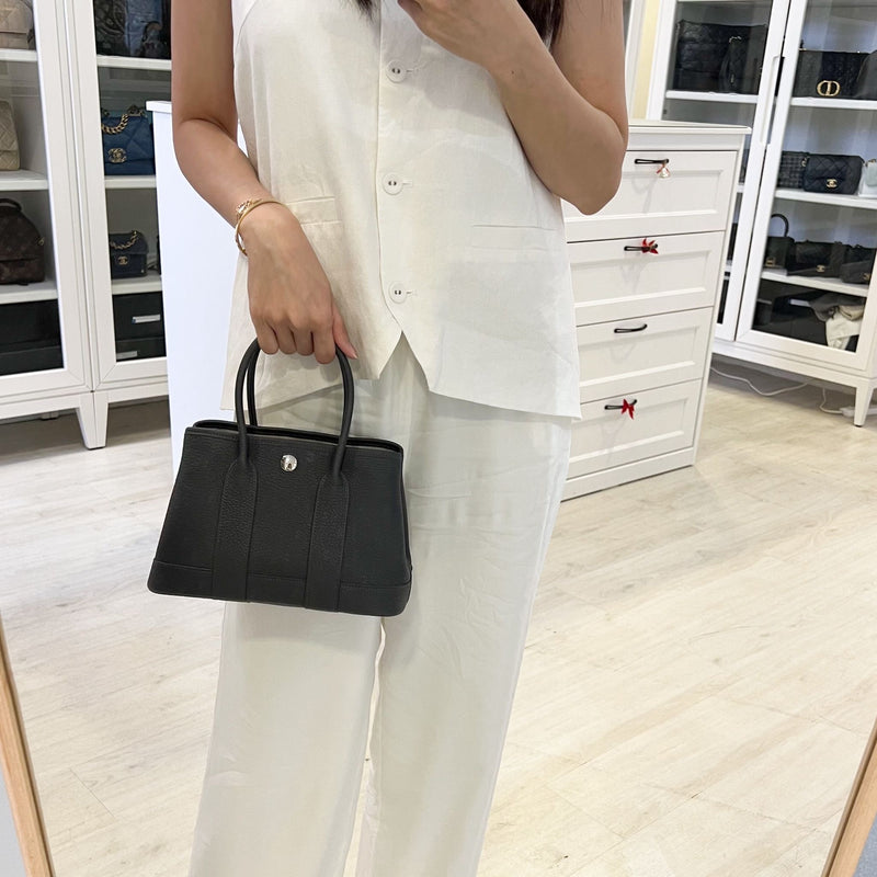 [BN - Local Set - Sep 2025] Hermes Mini Garden Party 23 in Ardoise Negonda Leather and PHW