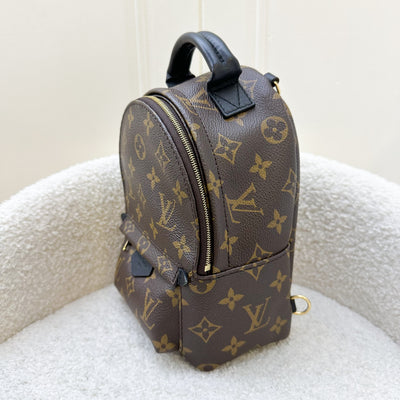 LV Palm Springs Mini Backpack in Monogram Canvas and GHW