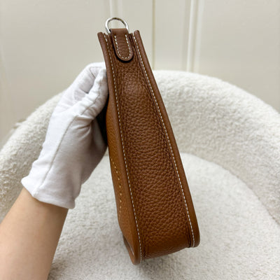 Hermes Mini Evelyne TPM in Gold Clemence Leather and PHW