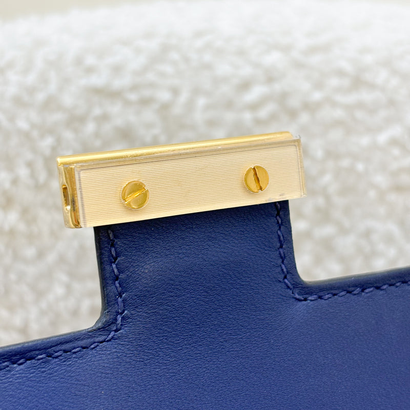 Hermes Constance 18 in Bleu Saphir Epsom Leather and GHW