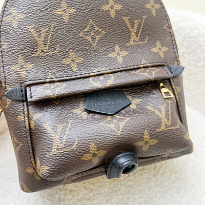 LV Palm Springs Mini Backpack in Monogram Canvas and GHW