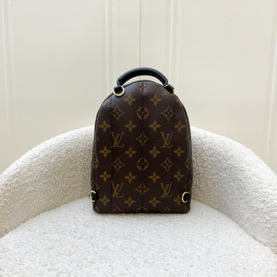 LV Palm Springs Mini Backpack in Monogram Canvas and GHW