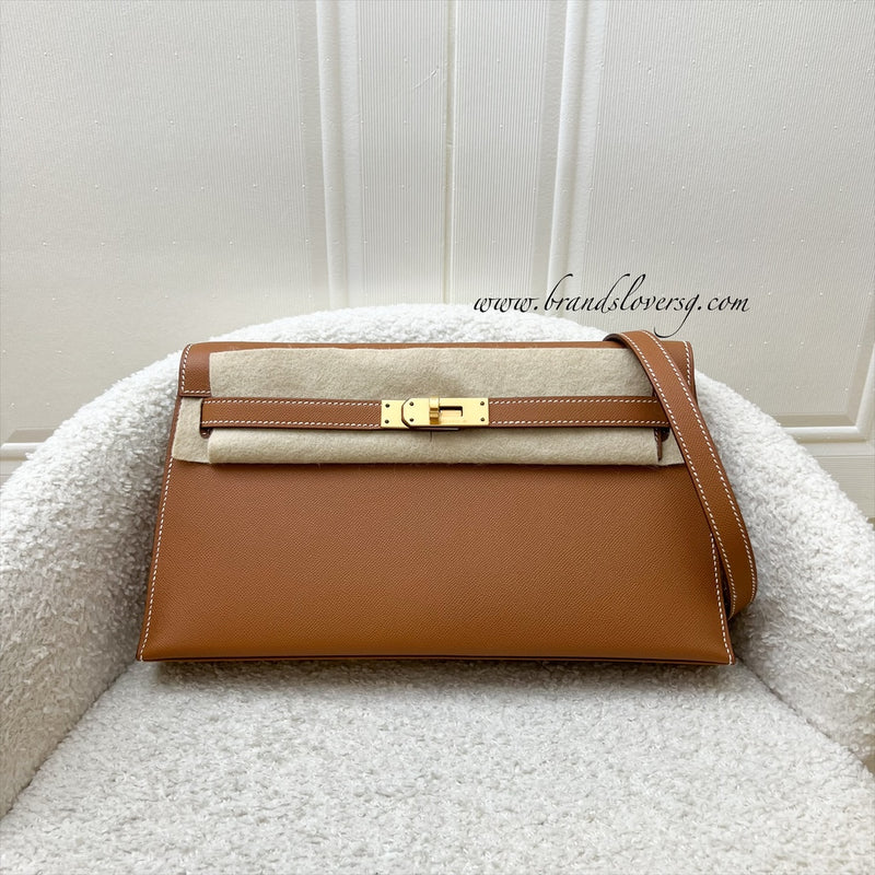 Hermes Kelly Elan in Gold Madame Leather and GHW