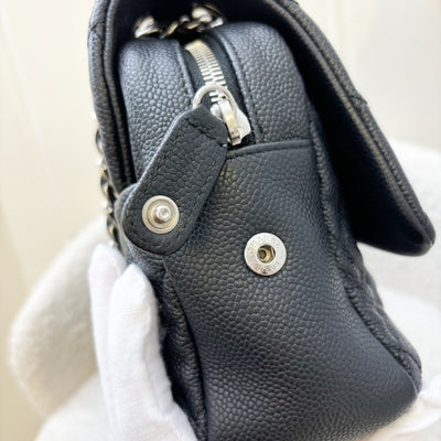 Chanel Easy Caviar Jumbo Flap Bag in Black Caviar and SHW