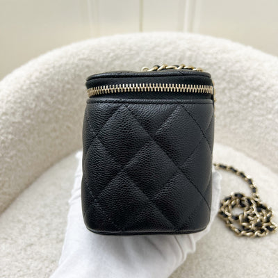 Chanel Classic Small Vanity in Black Caviar and LGHW