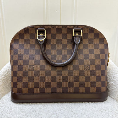 LV Alma PM in Damier Ebene Canvas and GHW