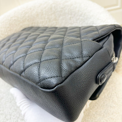 Chanel Easy Caviar Jumbo Flap Bag in Black Caviar and SHW