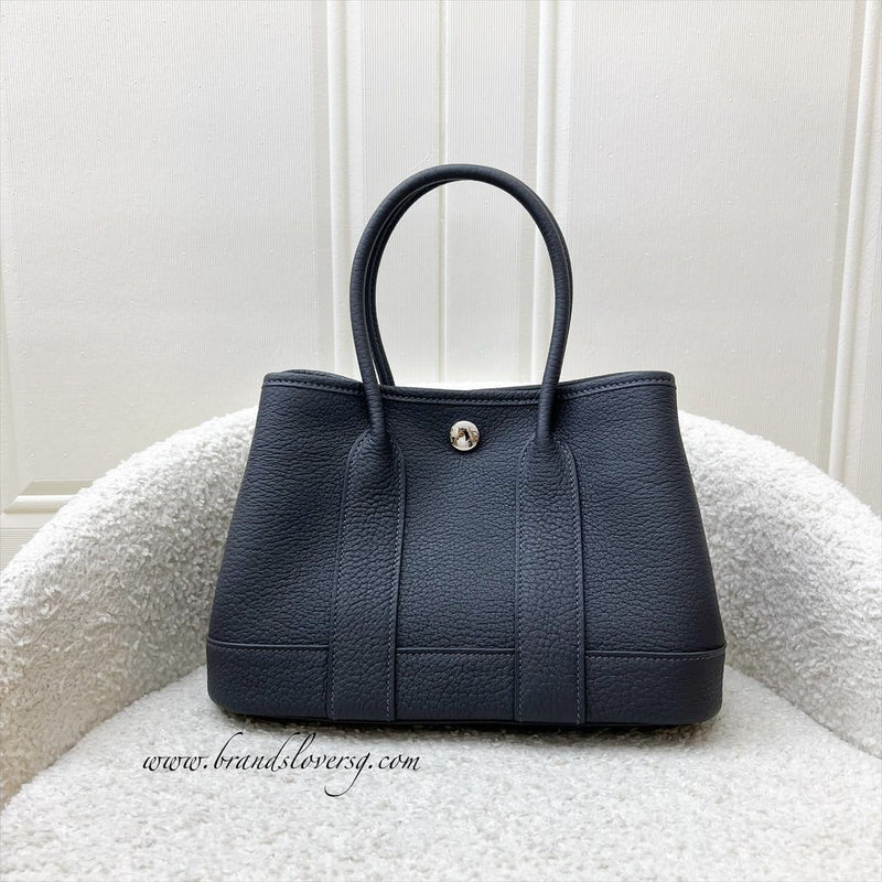 [BN - Local Set - Sep 2025] Hermes Mini Garden Party 23 in Ardoise Negonda Leather and PHW