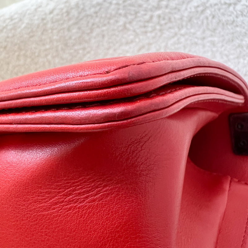 Chanel Small Boy Flap in Red Stingray Leather and RHW