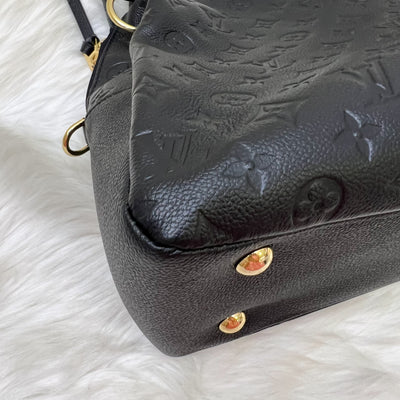 LV Ponthieu PM Bag in Black Empreinte Leather and GHW