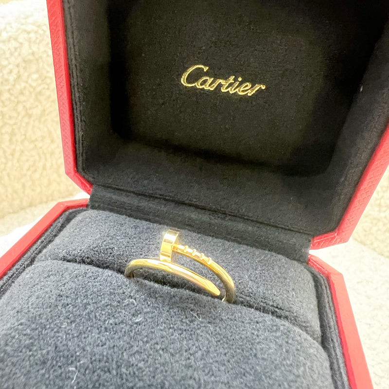 Cartier Juste Un Clou JUC Small Model Ring in 18K Yellow Gold Sz 52