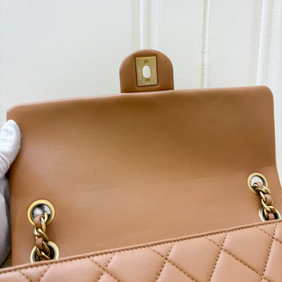 Chanel 23P Seasonal Flap Bag in Caramel Lambskin and AGHW