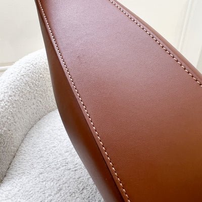 Loewe Luna Shoulder Bag in Tan / Brown Calfskin and GHW