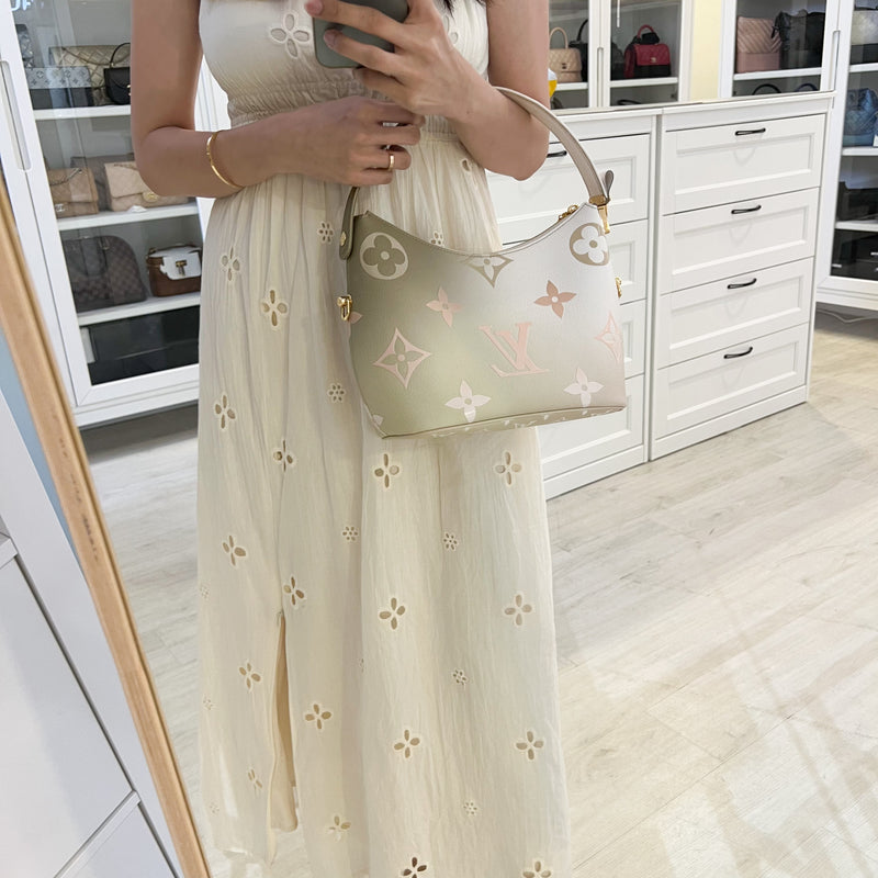 Louis Vuitton LV Marshmallow Bag in Cream Ombre Coated Canvas and GHW