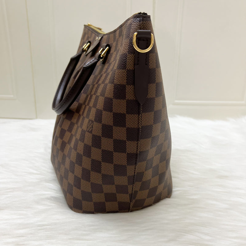 LV Siena GM Bag in Damier Ebene Canvas and GHW