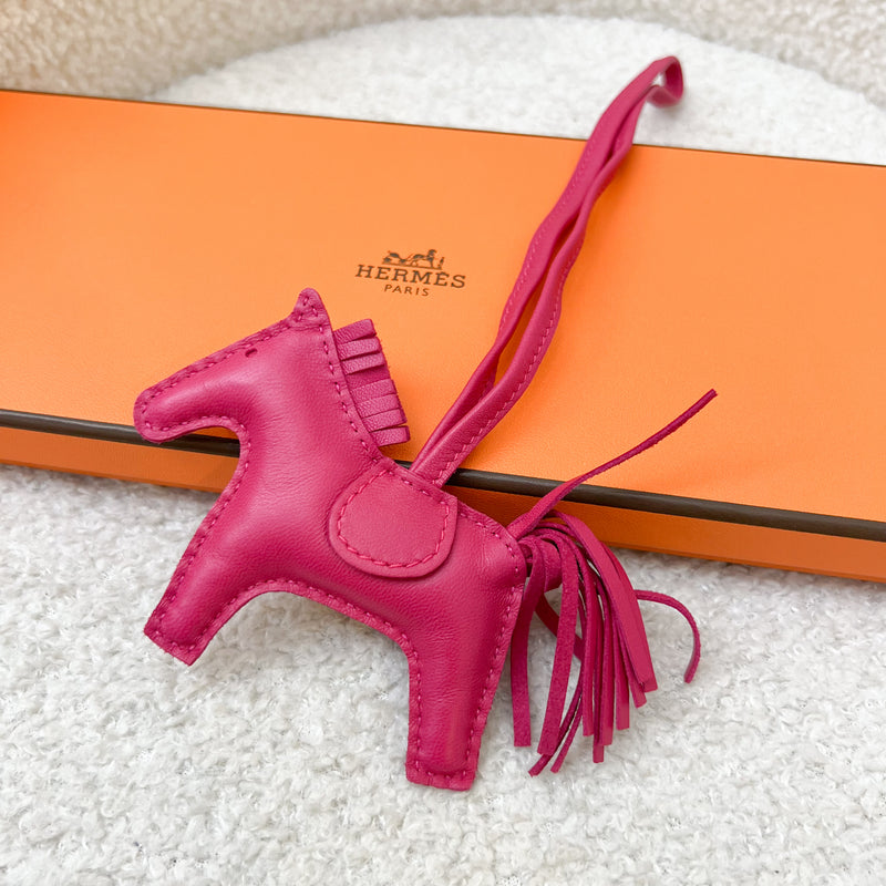 Hermes Rodeo PM Charm in Rose Mexico