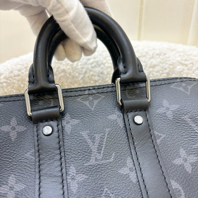 LV Keepall XS in Eclipse Reverse Monogram Canvas and Gunmetal HW