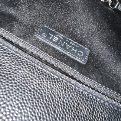 Chanel Grand Shopping Tote GST in Black Caviar and SHW