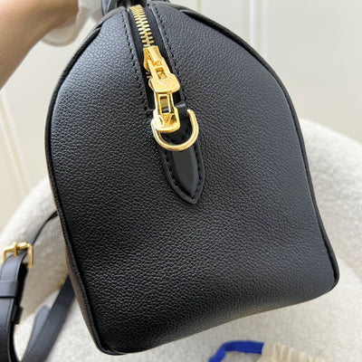 LV Speedy Bandouliere 25 in Black Giant Monogram Empreinte Leather and GHW