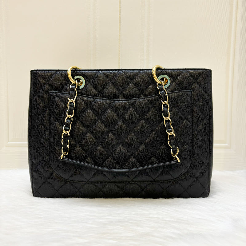 Chanel Grand Shopping Tote GST in Black Caviar GHW