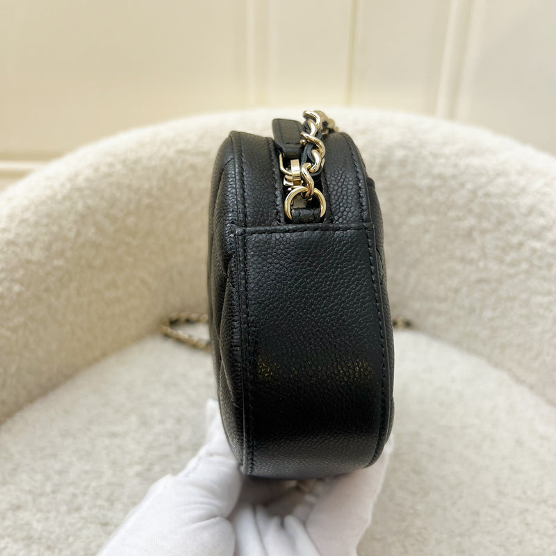 Chanel 24S Mini Camera Bag in Black Caviar and LGHW