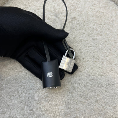 Hermes HSS Special Order Herbag Zip 31 in Noir Black Toile Militaire Canvas, Black Vache Hunter Leather and PHW