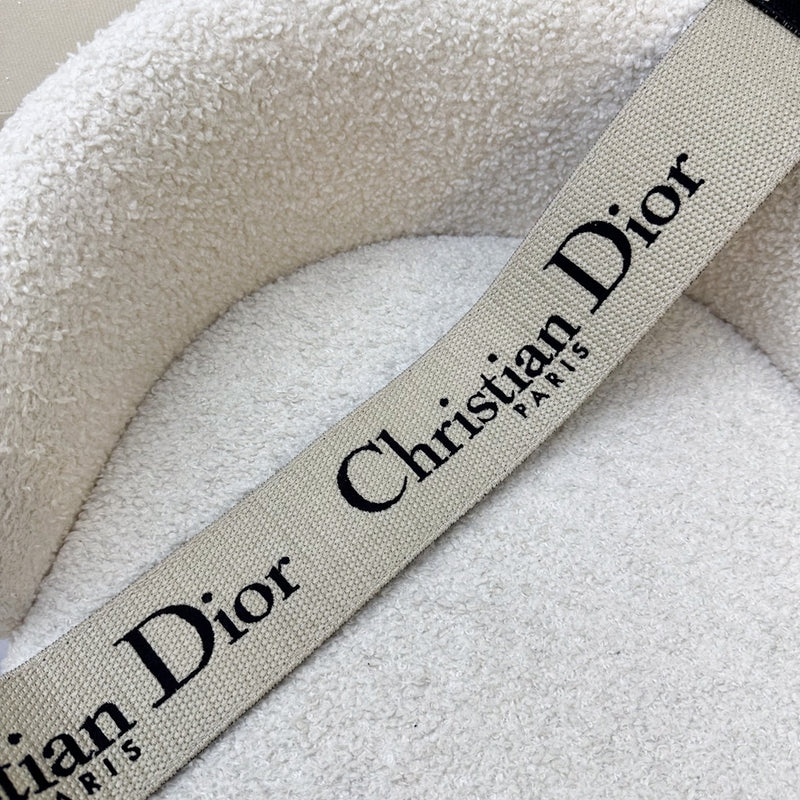 Dior Shoulder Strap in Black Canvas