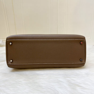 Hermes Kelly 35 in Etoupe Togo Leather and PHW