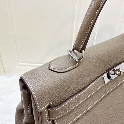 Hermes Kelly 35 in Etoupe Togo Leather and PHW