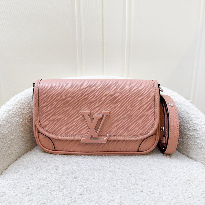 LV Buci Shoulder Bag in Rose Trianon Epi Leather SHW