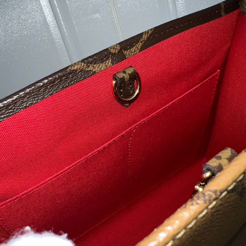 LV Onthego PM in Monogram and Reverse Monogram Canvas and GHW