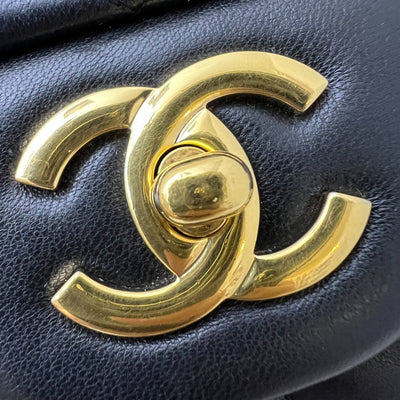 Chanel Jumbo Classic Flap SF in Black Lambskin and GHW