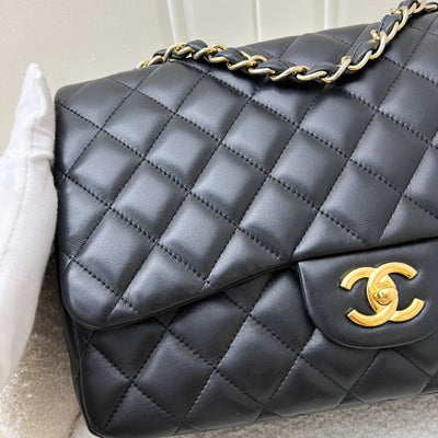 Chanel Jumbo Classic Flap SF in Black Lambskin and GHW