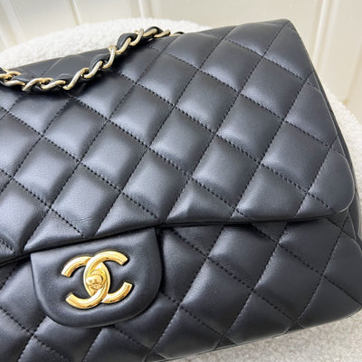 Chanel Jumbo Classic Flap SF in Black Lambskin and GHW