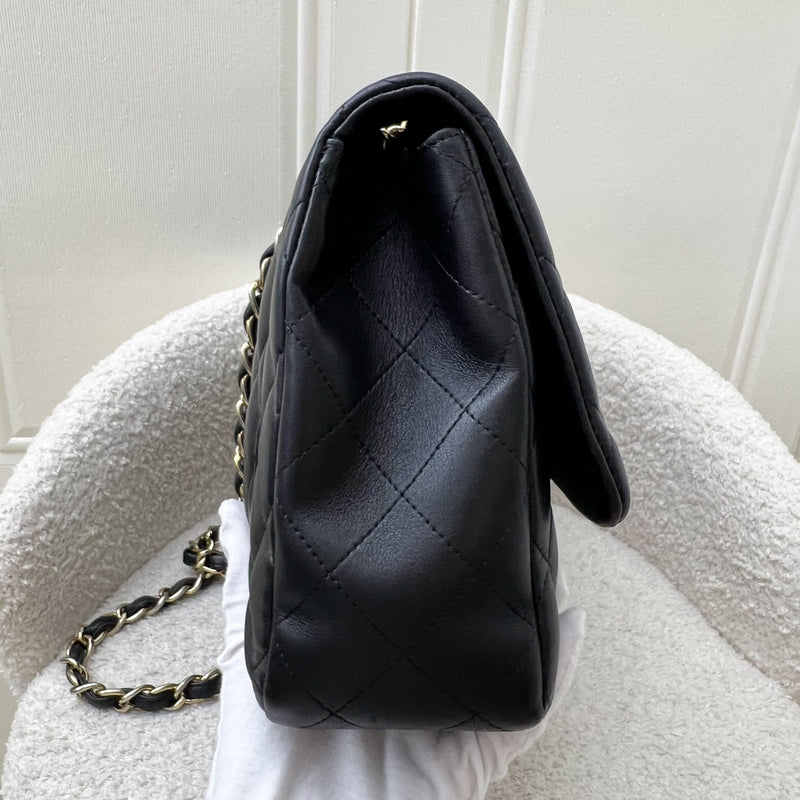 Chanel Jumbo Classic Flap SF in Black Lambskin and GHW